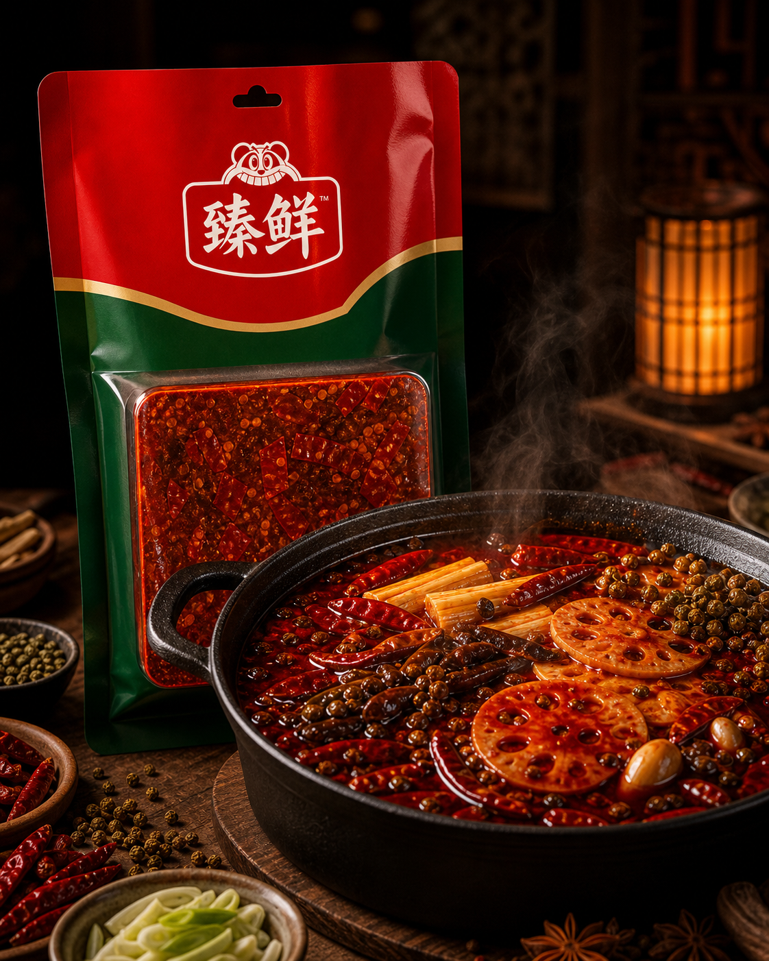 臻鲜清油火锅底料